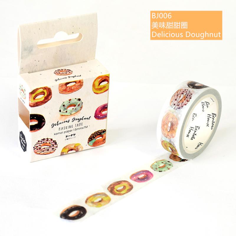 21 Design Original Paper Washi Tape Flower 15mm Adhesive Masking Tapes DIY Decoration Stickers