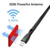 Сетевая карта AX300 WiFi 6 без драйверов 2,4 ГГц 286 Мбит/с 802.11ax USB-адаптер с внешней антенной высокого усиления для Windows