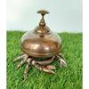 Vintage Antique Brass Crab Bell Hotel Counter Reception Bell Office Desk Bell