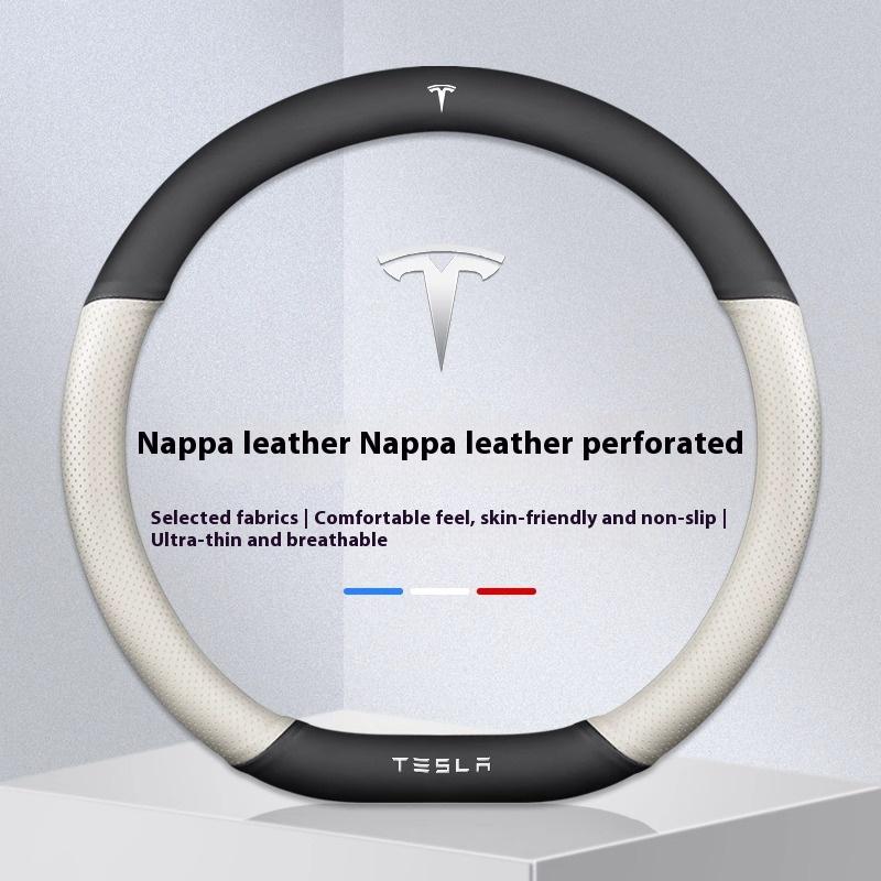 SGD4 Для Tesla Model 3 Model Y Model S Model X Roadster Замшевая Нескользящая Дышащая Кожаная Накладка на Руль Автомобиля Автоаксессуары
