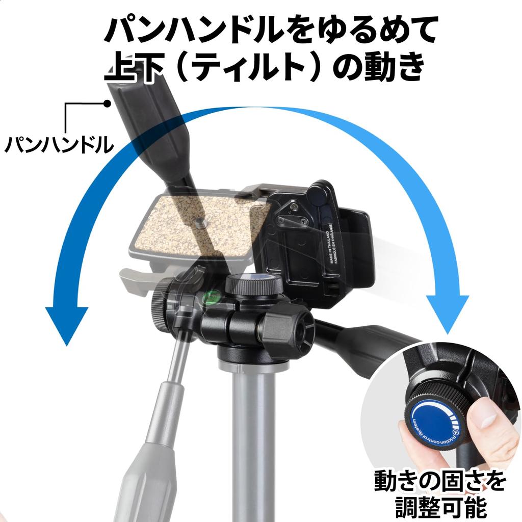 SLIK Pan Head with Video Support 3-Way SH-737HD (Product Code 206690)