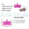 4 Pairs Ceramic Bicycle Disc Brake Pads for Hope Tech 3 E4 Race Evo E4 RX4+ Caliper, Elite Class
