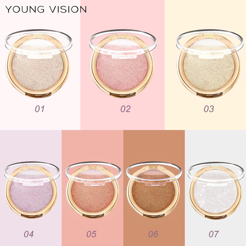 YOUNG VISION Хайлайтер - Пудра мелкого помола для сияющего блеска в нескольких оттенках