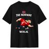 Unisexs Erling Haaland T Shirts The Norway Walk Pure Cotton Tops Vintage Short Sleeve Crewneck Tees Summer TShirts