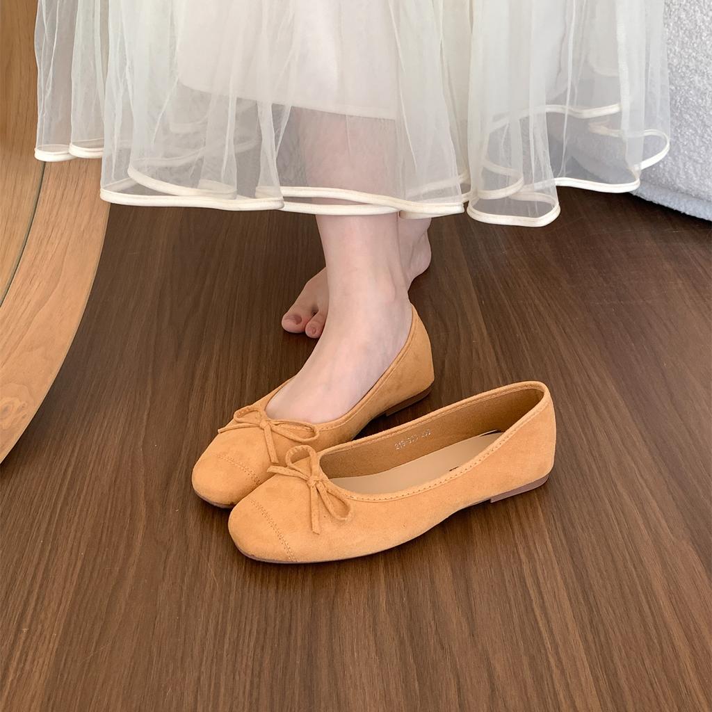 Fashion Bailamos New Women Flat Shoes Fashion Shallow Slip On Ladies Elegant Ballerinas Shoes Soft Flat Heel Round Toe Boat Shoes