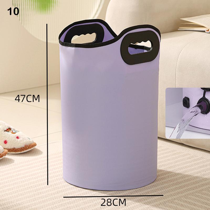 Портативная складная глубокая ванночка для ног, высокое ведро с сливом для домашнего спа, расслабления, путешествий, теплая ванночка для ухода за ногами