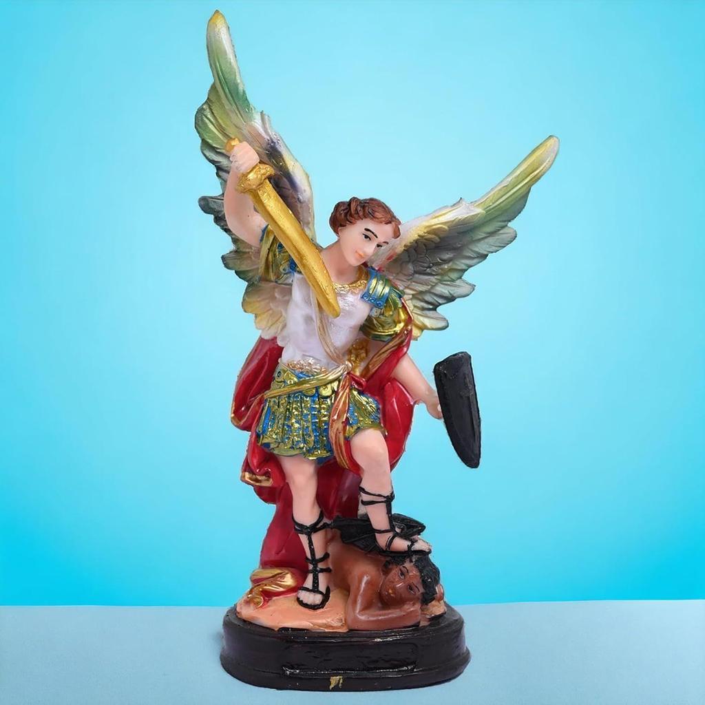 НОВЫЙ Святой Михаил, Архангел Идол Идеально подходит для дома, офиса, молитвенной комнаты, подарка и украшения