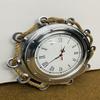 40.64 Round Rope Clock with Porthole, Wall Hanging Clock with Aluminum Port