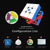 GAN 356M Extra GES, Built-in Magnet, Stickerless Competition Cube, 3x3x3 Standard Edition, with Extra GES, Ultra Smooth, Stickerless, Authentic