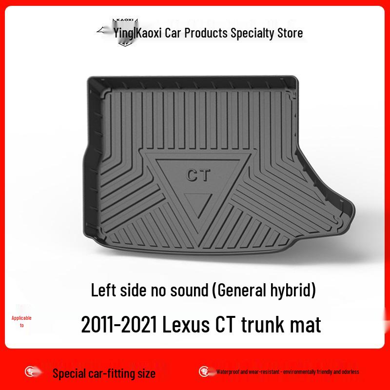 Экологичные TPE коврики для пола и коврик в багажник для Lexus CT 2011-2021