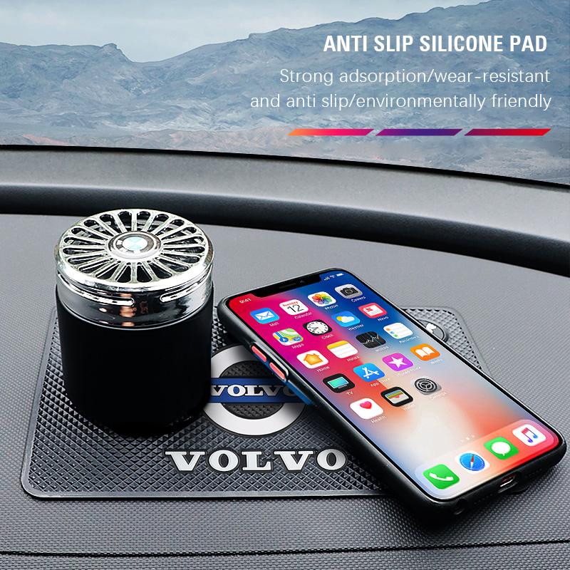 PVC silicone car dashboard anti-slip mat anti-slip mat for Volvo Xc60 Xc90 V40 V60 S60 V50 V90 S80 C40 XC40 V70 XC70 Rdesign