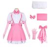 Очаровательный розовый костюм для косплея для женщин, смесь полиэстера, волшебный набор