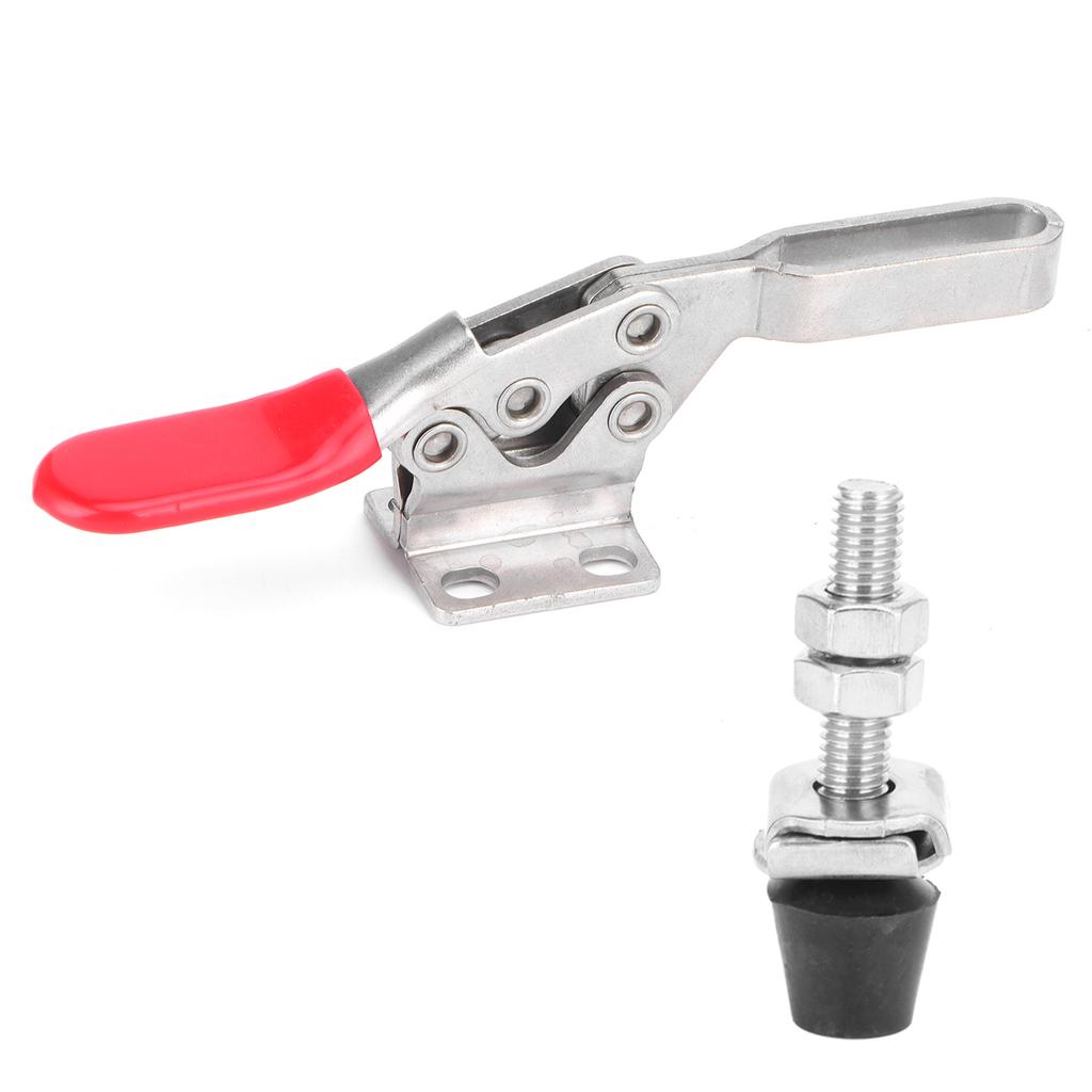 Toggle Clamp Stainless Steel Horizontal Quick Clamp Fixture for Welding Woodworking