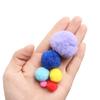 Funny Ecofriendly Plush Craft Pompoms Soft Fluffy Balls Fluffy Poms Decorations DIY Sewing Craft