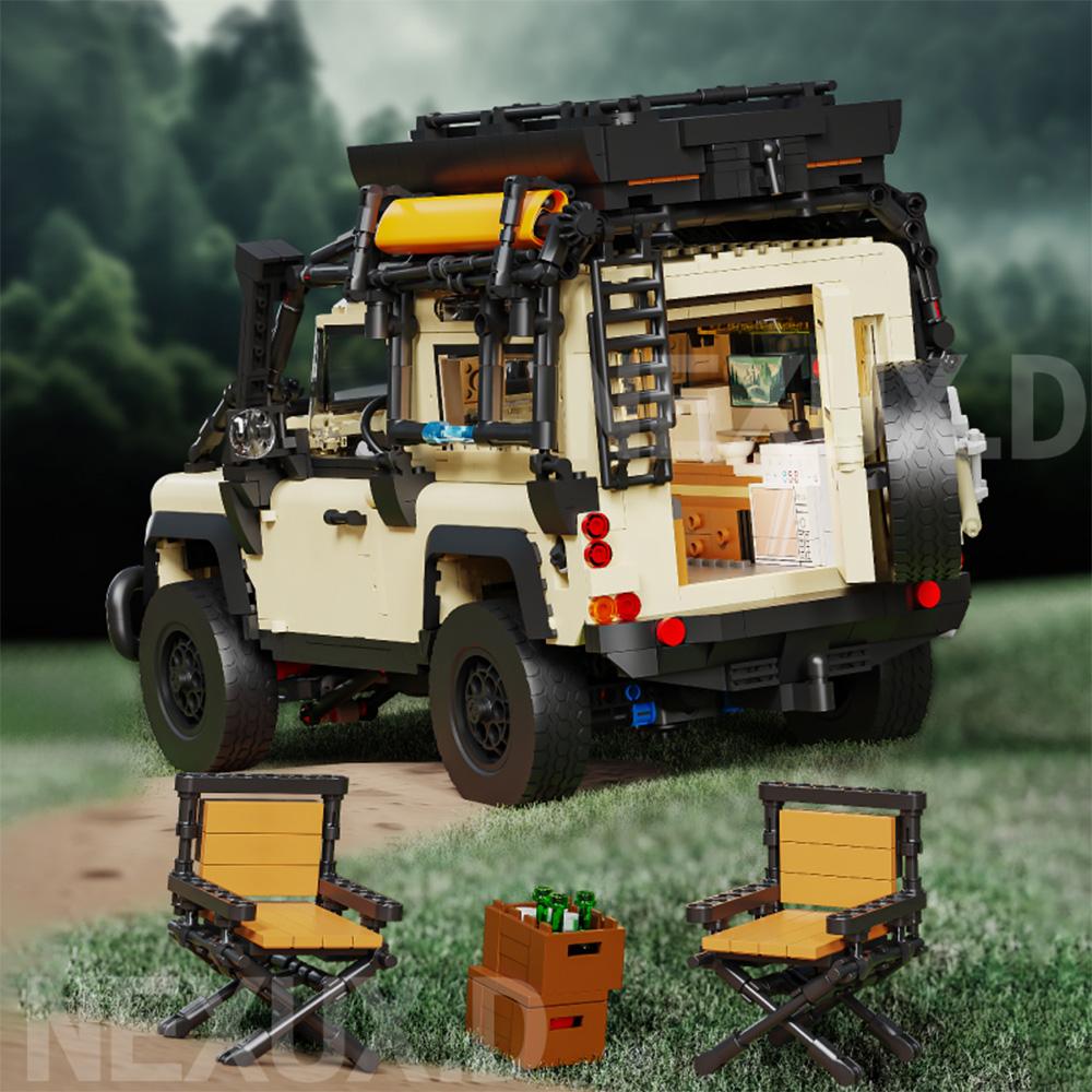 Нетоксичные 2766 деталей Технический Автодом Модель Строительные Блоки Moc Город Внедорожник Грузовики Кирпичики Stem Игрушки Для Детей Взрослых Подарки