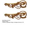 1/2Pcs Metal Creeper Earrings Adjustable Ear Shape Hypoallergenic Phoenix Design Symbolizes Rebirth Dot Earrings