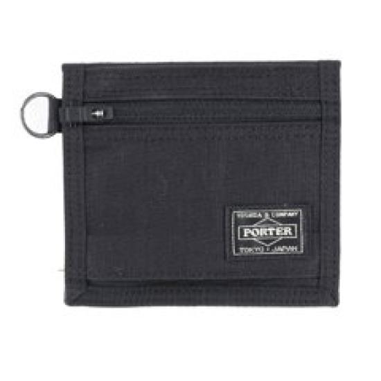 PORTER Wallet Black Bi-fold [HYBRID]