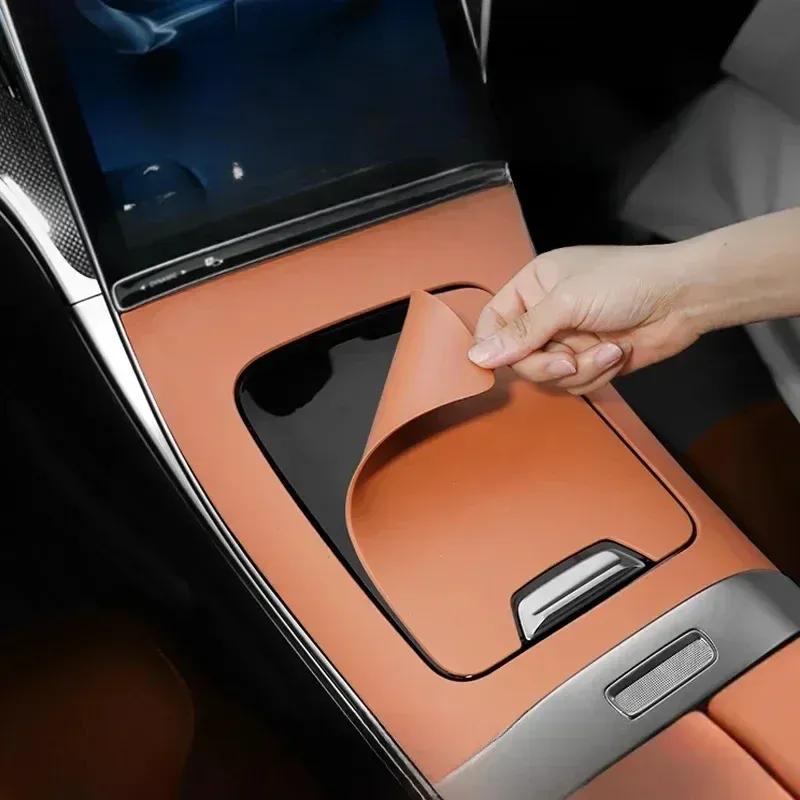 Для Mercedes Benz C Class 2024 C260L C200L GLC 2024 Силиконовый коврик на центральную консоль Пылезащитный Нескользящий коврик Аксессуары LHD