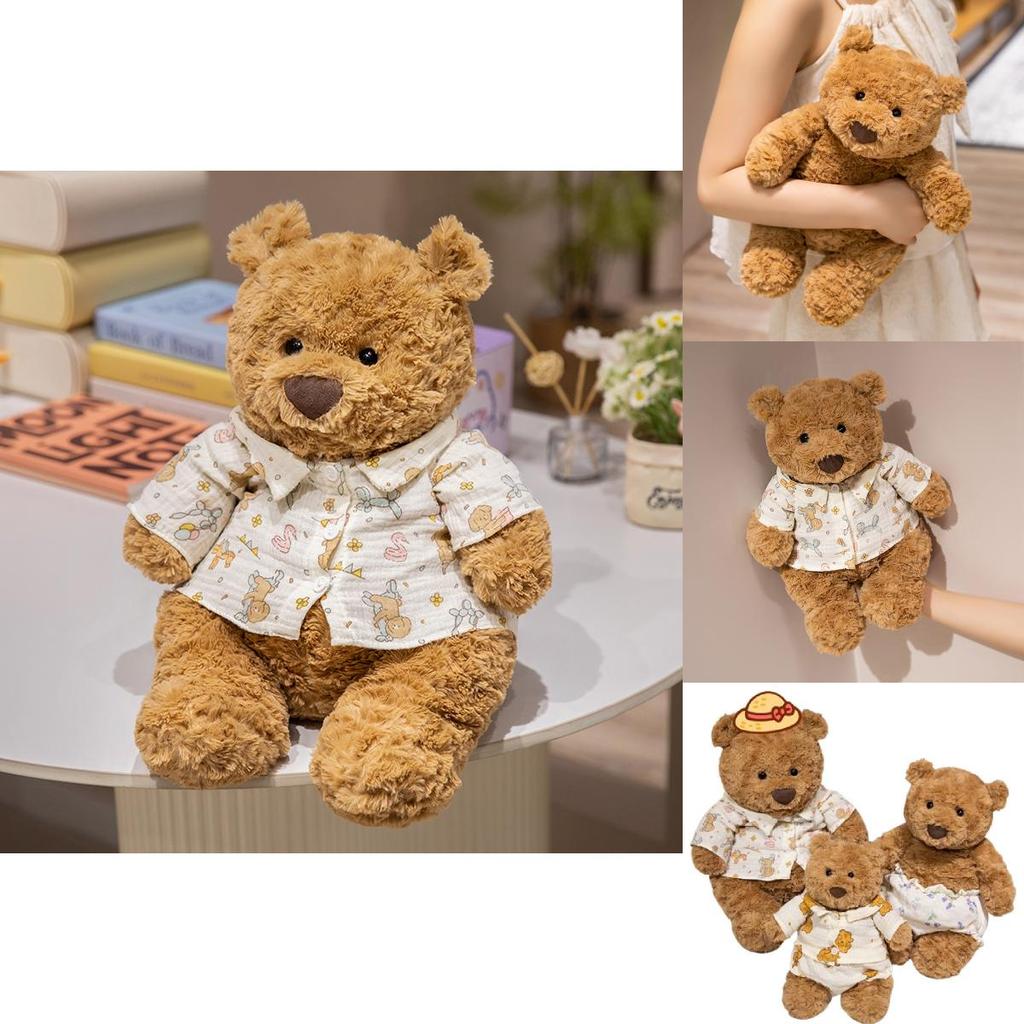 Очаровательная плюшевая игрушка Мишка Барселона, милая подушка-мишка для девочек, подарок на день рождения