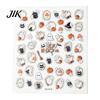 Ghost Nail Decorations Halloween Art Stickers, Black Cat Pumpkin Wreath Adhesive Decals Spooky Accessories for Manicure Decoration, DIY Supplies
