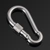 M4~M12 Outdoor Climbing Gear 304 Stainless Steel Carabiner Safety Hook Travel Kit Lock Ring