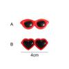 50pcs Flat Back Resin Mini Sunglasses Heart-Shaped Simulation Toy Kawaii Resin Ornaments  Scrapbook