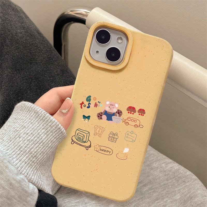 Mobile Phone Cases for iPhone 11 13 XR 15 Pro Max 12 14 Pro Max Case iPhone 16 7 Plus 8 Plus XS Max Degradable and Environmentally Friendly