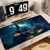Игровой коврик для мыши Аниме Замок Хогвартс Магический стиль Нескользящая резина Расширенный коврик для стола Ноутбук XXL Коврик для клавиатуры для геймера HYBXXC