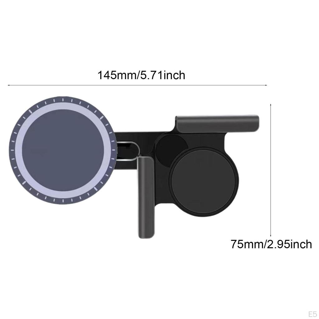 Car Phone Mount Adjustable Easy Use Multifunctional for 5.5-15.5mm Thickness Screen