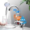 Электрический кран 3000 Вт, водонагреватель из нержавеющей стали, с насадкой для душа, 3S, быстрый нагрев, мгновенный нагрев горячей воды для кухни, ванной комнаты