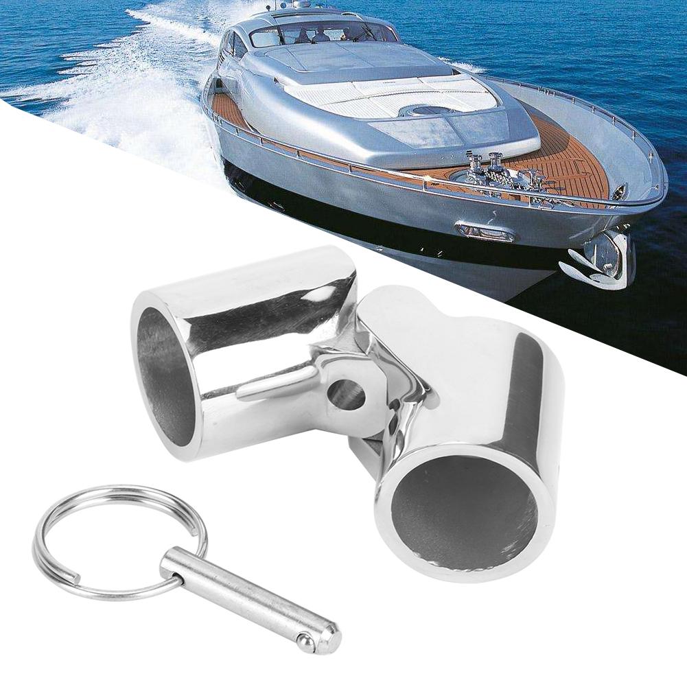 Морская складная поворотная муфта из нержавеющей стали, соединитель для труб с наконечником, аксессуары для лодок