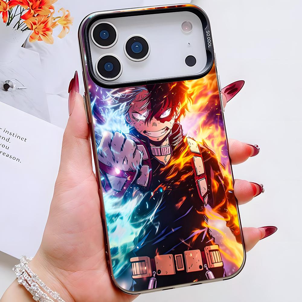 M-Моя Г-Геройская А-Академия 8 Чехол для Телефона Для IPhone 17 Pro Max 16 Pro Max 15 14 13 11 12 Mini Xs X Xr 7 8 Plus Se Цвет Серебристый Чехол