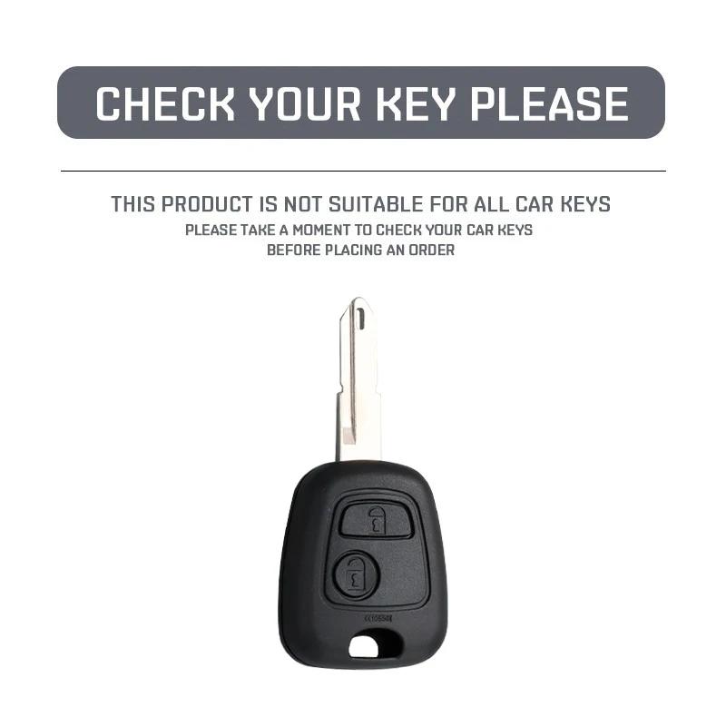 Для Peugeot 107 206 207 307 Для Citroen C1 C2 C3 C4 Для Toyota Aygo Модный ТПУ Чехол для смарт-ключа автомобиля Защищенный Брелок