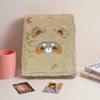 Внутренний лист для альбома для карточек с котиком и мишкой, обложка, держатель для фотокарточек, плюшевая обложка для папки, хранение фотографий