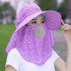 Mother Sun Hat Big Brim Hiking Caps Women Sun Hat With Neck Flap Bucket Hat Summer UV Protection