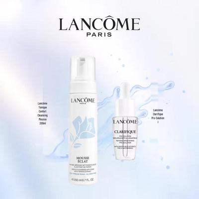 Набор: Очищающий мусс & Сыворотка для сияния кожи Lancôme
