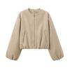 Womens Fashion Versatile Soft Pilot Jacket Casual Outerwear