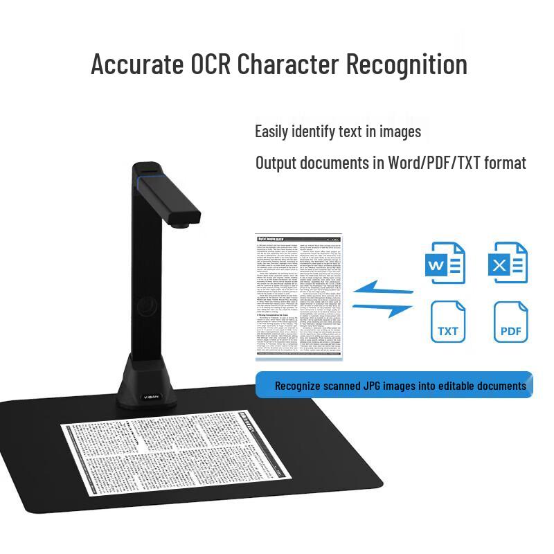 Veeshan 22MP High-Speed Document Scanner CN plug (adapter included)