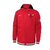 Nike X NBA Collaboration Jacket Bulls Team Hooded Zipper Fashion Kids Jackets Red 3Z2B7FEKU-BUL