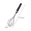 Portable Handle Whisk Stainless Steel Kitchen Mixer  Wire  Beater Tool