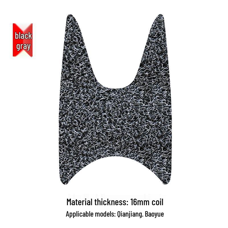 Silk Ring Non-Slip Waterproof Foot Pad for Qianjiang Baoyue QJ110T-8 Motorcycle