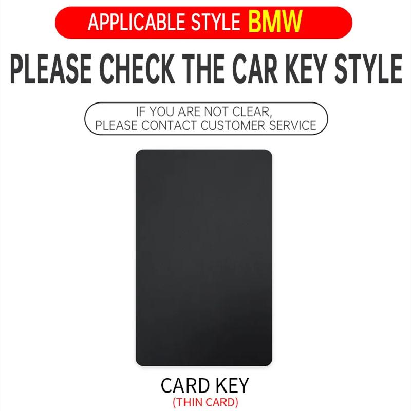 OEBX9 New Grey Leather Car Key Case Cover For BMW 1 3 5 7 8 Series X1 X3 X5 X6 X7 F30 G20 F34 F31 G30 G01 F15 I3 M4 535le Accessories