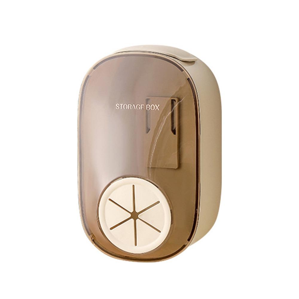 Настенный ящик для хранения крышек без пробивания отверстий, для одноразовых крышек для продуктов, для ванной комнаты