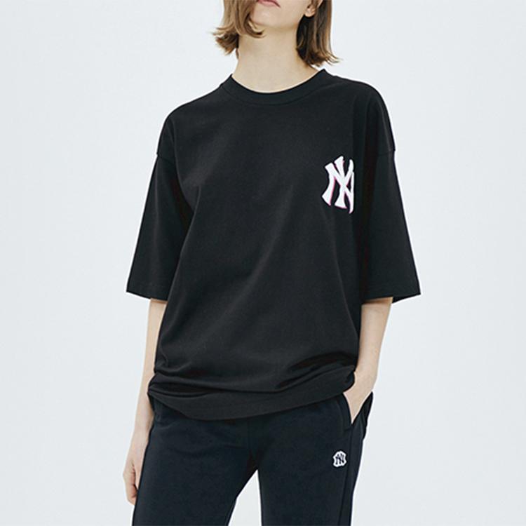 MLB Play Series New York Yankees Printed Short Sleeve T-Shirt Unisex Tops Black 31TS06031-50L