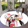 One Piece Boa Hancock Round Area Rug Carpet Rug For Living Room Bedroom Sofa Playroom Decor Nonslip Floor Mat