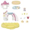 Epoch Sylvanian Families Hoikuen Play Equipment ST Mark Certification 3 Years Old and Up Toy Dollhouse Sylvanian Families [Castle Osunaba/Pool Set]