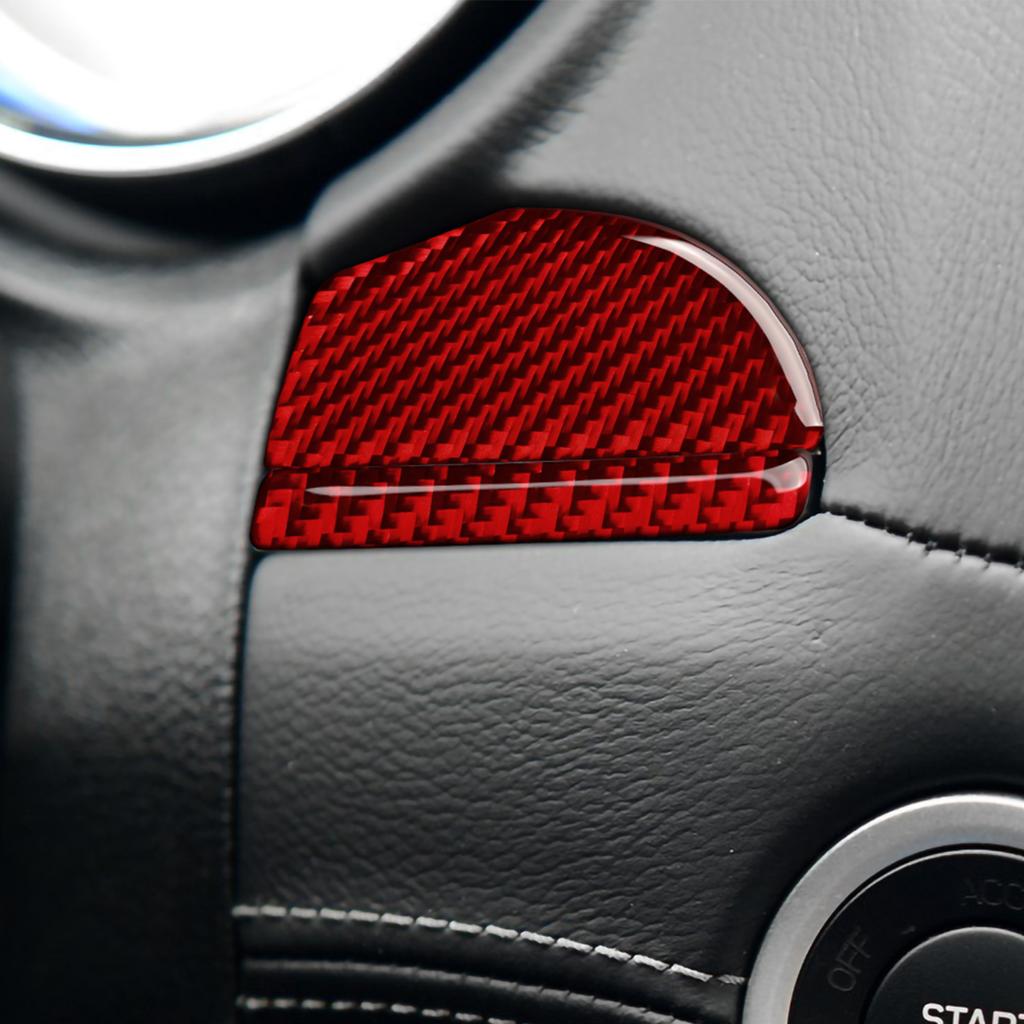 Крышка приборной панели автомобиля, наклейки со стороны водителя для Chrysler 300 2011-2022 годов, аксессуары из углеродного волокна