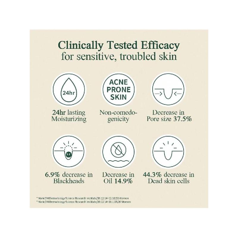 Pyunkang Yul - Успокаивающий увлажняющий барьерный крем 50 мл ,Мгновенно успокаивает чувствительную кожу,Гиалуроновая кислота и керамиды для увлажнения, Веганский, Корейский уход за кожей