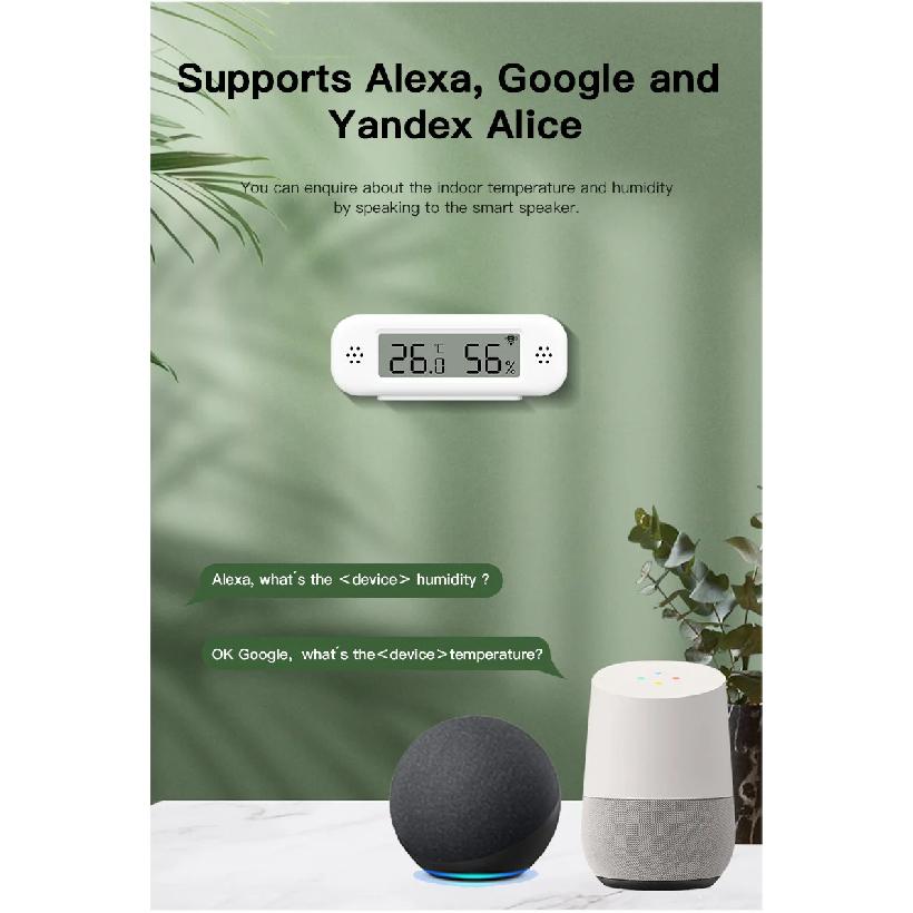 Tuya Zigbee 3.0 Temperature Humidity Sensor APP Remote Control Thermometer Hygrometer Work With SmartLife Alexa Zigbee2Mqtt ZHA