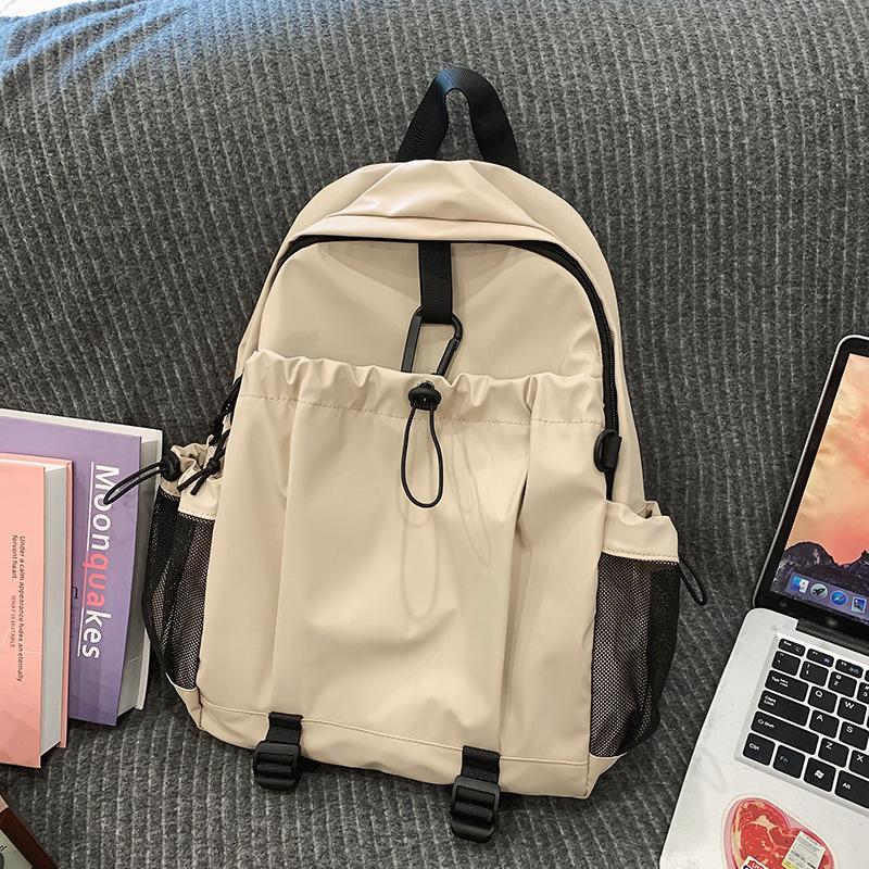 Lightweight And Simple Tooling Wind Backpack Multi-Pocket Neutral Wind Men'S And Women'S Backpack Texture Commuter Travel Bag